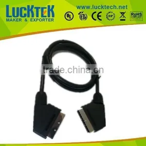 21PIN SCART PLUG SCART CABLE FOR TV,DVD thumbnail-1