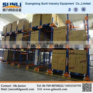 High Density Radio Shuttle Drive-in Metal Storage Racking thumbnail-1