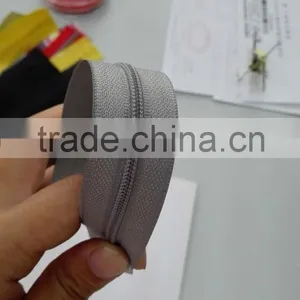 2015 5# Size Custom Gray Color Waterproof Zipper Use for Plastic Waterproof Zipper Bag thumbnail-5