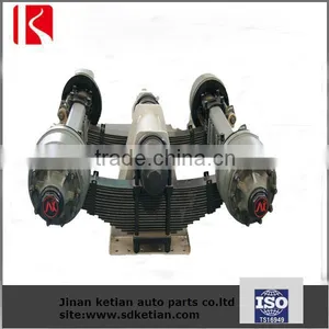 Trailer Suspension Tandem Bogie Axle Trailer thumbnail-3
