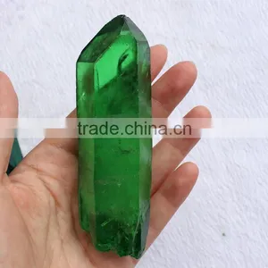 Natural Raw Angel Aura Quartz Crystal Point thumbnail-2