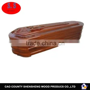 European German Style Cheap Wooden Funeral Coffin Casket_China Casket Manufactures thumbnail-1