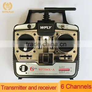 Promotion! WFLY WFT06X-A 2.4GHz 6 Channels Radio Control Transmitter for RC Model Quadcopter Drone thumbnail-1