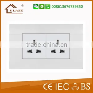 2015 European Style Schuko Electrical Socket IP20 Mechanism, 118-KA3 White thumbnail-6