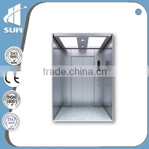 1600kg Machine Room Passenger Lift With Hairline Stainless Steel thumbnail-1