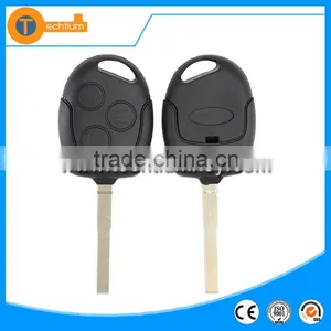 Plastic With 433 Mhz 4d63 Chip With Logo Uncut Blade Remote Folding Car Key for Ford Focus thumbnail-1