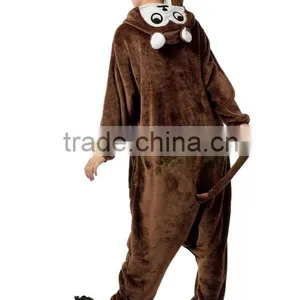 New Brown Monkey Full Body Party Fair Costume thumbnail-4