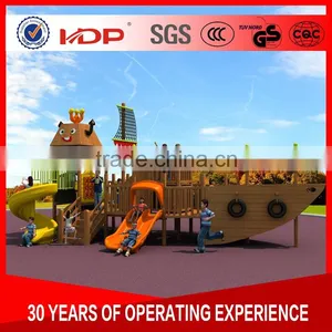 2016 Hot Sale Cheap Creative Wooden Children Playground Equipment thumbnail-1
