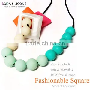 Baby Stuff Teething Necklace Safety Silicone Necklace thumbnail-3