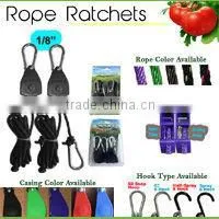 1/8" Adjustable Rope Ratchet Hanger,Grow Light Reflector Hangers thumbnail-1