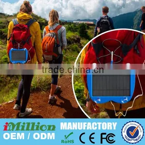 3W Silicone Waterproof Solar Charger Suction Window thumbnail-1