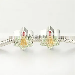 European Beads Gold Christmas Tree Diy Silver Charm For Bracelets thumbnail-5