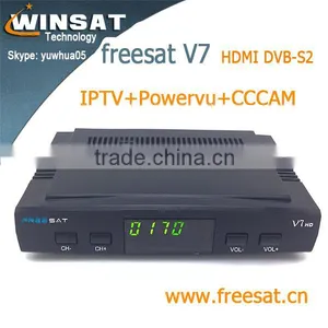 2015 New Arrival !cheapest Fta hd Dvb-s2 Set Top Box Freesat V7 Support Cccam Iptv Usb Wifi thumbnail-1
