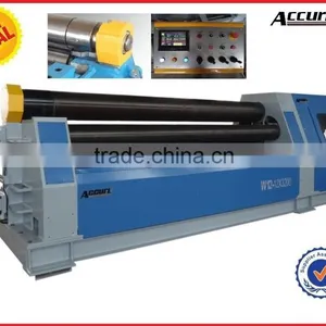 W12-12*2500 CNC Touch Screen Hydraulic Plate Sheet Rolling Bendr Machine With PLC thumbnail-1