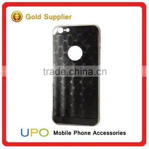[UPO] 2016 New Products Electroplated Diamond Grid Pattern 3D TPU Bumper Mirror Mobile Cases for IPhone 6 thumbnail-4