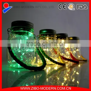 Mason Jar Manufacturer Outdoor Solar Powered Led Glass Mason Jar thumbnail-1