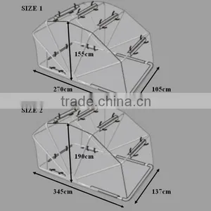 Outdoor Bike Bicycle Motorcycle Scooter Packing Shelter Motorcycle Carport thumbnail-4