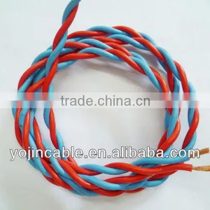 300/300v Copper Core Pvc Insulated Flexibe Twisted Wire Electric Wire thumbnail-1