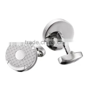 2015 Hotsale Round Metal Cufflinks With Differenc Plating Bulk Cufflinks thumbnail-4
