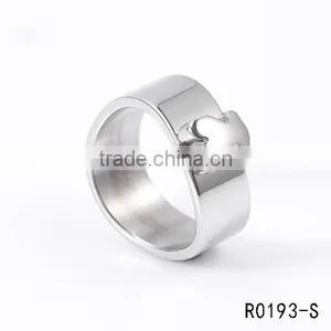 2016 New Arrival Fashion Wholesale 3161 Stainless Steel Lovely Bear Finger Ring thumbnail-1