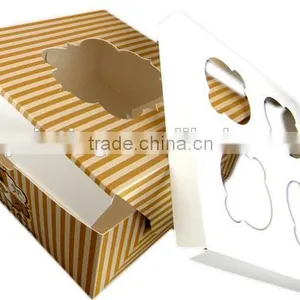 Custom Favour Take Away Folding 24 Cup Cake Box/ Exclusive Unique 24 Holes Cupcake Box / Clamshell Shape Cupcake Box With Insert thumbnail-6