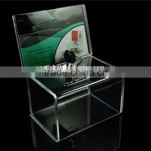 Wholesale Acrylic Donation Container Ideas thumbnail-1