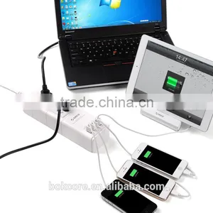 2015 OEM/ORICO Wholesale ORICO HPC-2A4U 2 Outlet Electrical Power Strip Plus 4 USB HUB Surge Protector thumbnail-4