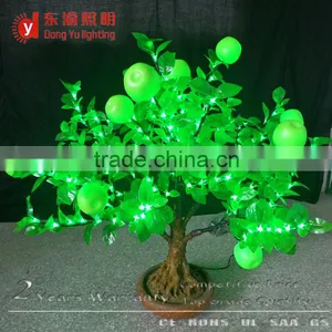 Malta High Simulation LED Bonsai Apple Tree Light Artificial LED Lighted Fruit Trees thumbnail-3