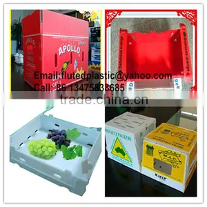 Polypropylene Corrugated Plastic Nestable Tote Box thumbnail-1