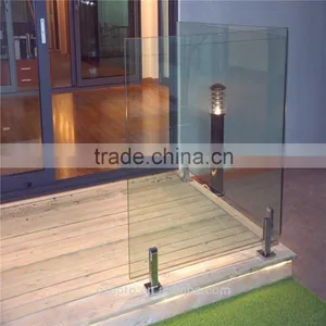 Aluminium Glass Balcony Railing Flexible Handrails for Outdoor Steps Guangzhou thumbnail-1