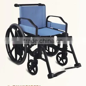 Full Plastic Light Weight Hospital Wheelchair thumbnail-3