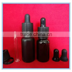 Vaporizer Glass Bottles 30ml Dropper Bottle Glass Black thumbnail-4