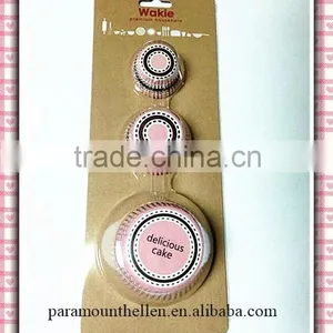 Plastic Tube Cup Cake Package for Supermarket Cupcake Cases Baking Cups thumbnail-1