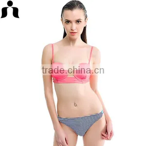 2017 New Women Sexy Contrast Color Brazilian Bikini thumbnail-6