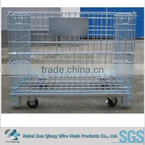 Metal Roll Pallet Container Warehouse Storage Cart thumbnail-4