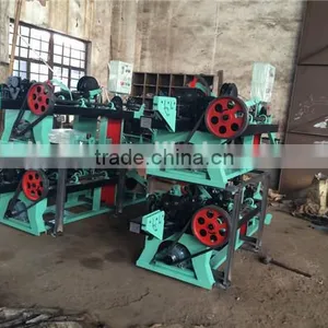 Made in China Positive and Negative Twisted Double Strands Wire Barbed Wire Fencing Making Machines Anping Factory thumbnail-4