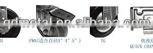 Light Casters Industrial Caster Made in China thumbnail-2