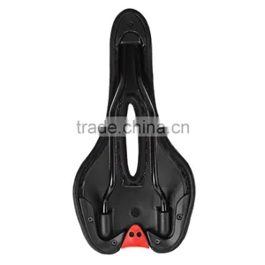 Basecamp Mountain Road Bicycle Front Prolong Saddle BMX Hollow Saddle MTB Seat Bike Equipment Imitation Leather thumbnail-3