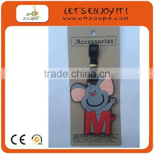 Rubber Scooter Shape Hard Plastic Luggage Tag thumbnail-1