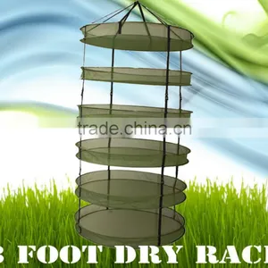 6 Layer Collapsible Dry Net Rack Hydroponic Herb Drying System Cure Quick Ultra thumbnail-1