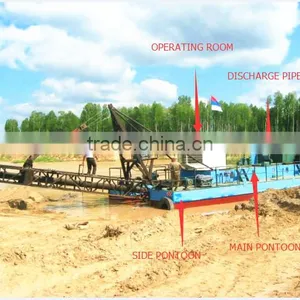 6inch Best Quality Sand Suction Dredger Machine With 100m3/h Capacity thumbnail-2