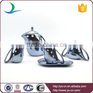 Wholesale Coffee Cup Set Ceramic Set With Diamond Design thumbnail-1