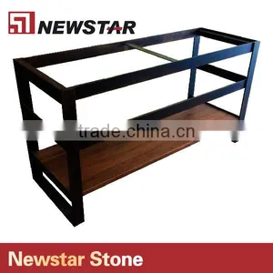 US Vanity Base With Solid Wood Legs thumbnail-1
