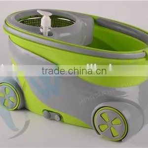 New Big Bucket Spin Mop and Twist Spin Bucket Mop With Wheels thumbnail-4