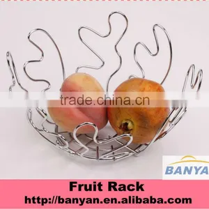 Good Quality Home Stainless Steel Fruit Basket, Metal Wire Fruit Basket thumbnail-5