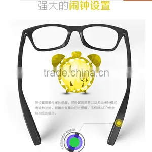 New Arrival Intelligent Bluetooth Eyewear Glasses With Pedometer/Call Remind/Selfie Shoot/Anti-lost Multifunction Smart Glasses thumbnail-2