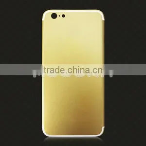 For IPhone 7 Outlook Matte Gold Plated Back Housing, Golden Back Cover for IPhone6 thumbnail-4