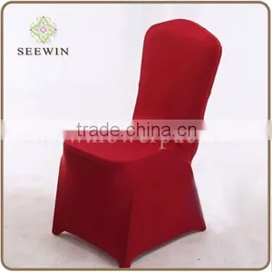 White Polyester Chair Covers for Banquet Chairs Wedding Decorations thumbnail-2