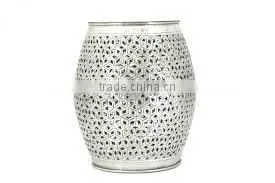 Engraved White Metal Table thumbnail-1