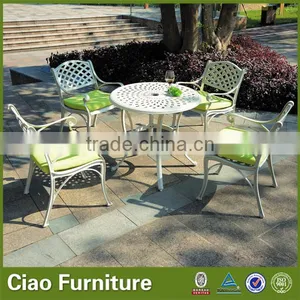 KD Chairs & White Table Aluminium Furniture thumbnail-1
